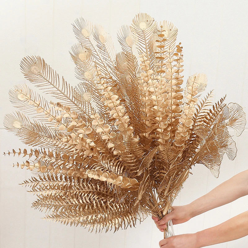feuilles de palmier artificielles pour décoration de mariage et Noël - vue 6 sur 27