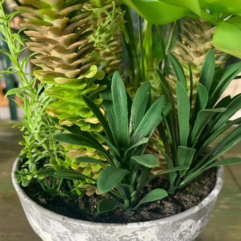 cactus tropical artificiel pour décoration de bureau - vue 6 sur 12