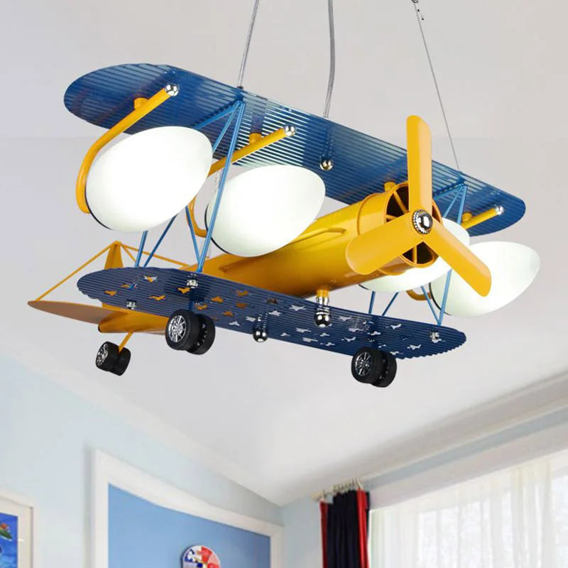 suspension à led en forme d avion pour enfant 2023 - vue 3 sur 8