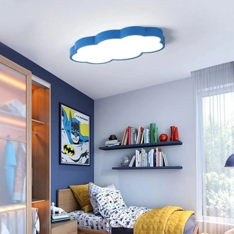 Moderne LED-Deckenleuchte in Wolkenform für die Innendekoration - vue 5 sur 5