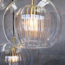 Luxuriöse Glas-Pendelleuchte für moderne Innenräume