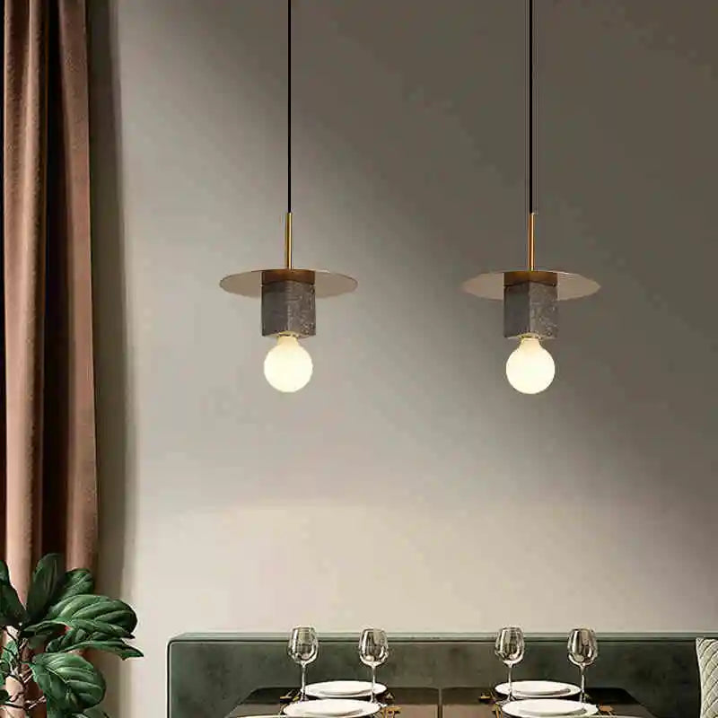 suspension en marbre lampe créative pour intérieur élégant - vue 5 sur 9