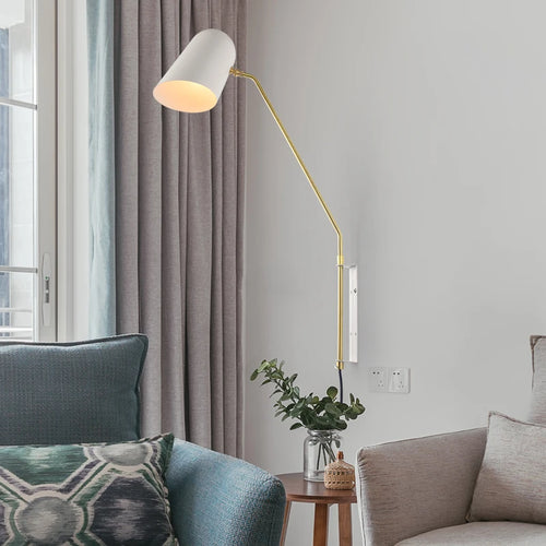 Kreative Wandleuchte im nordischen Industrie-Stil - vue 2 sur 7