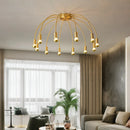 lampe étoilée de luxe en cuivre haricot magique