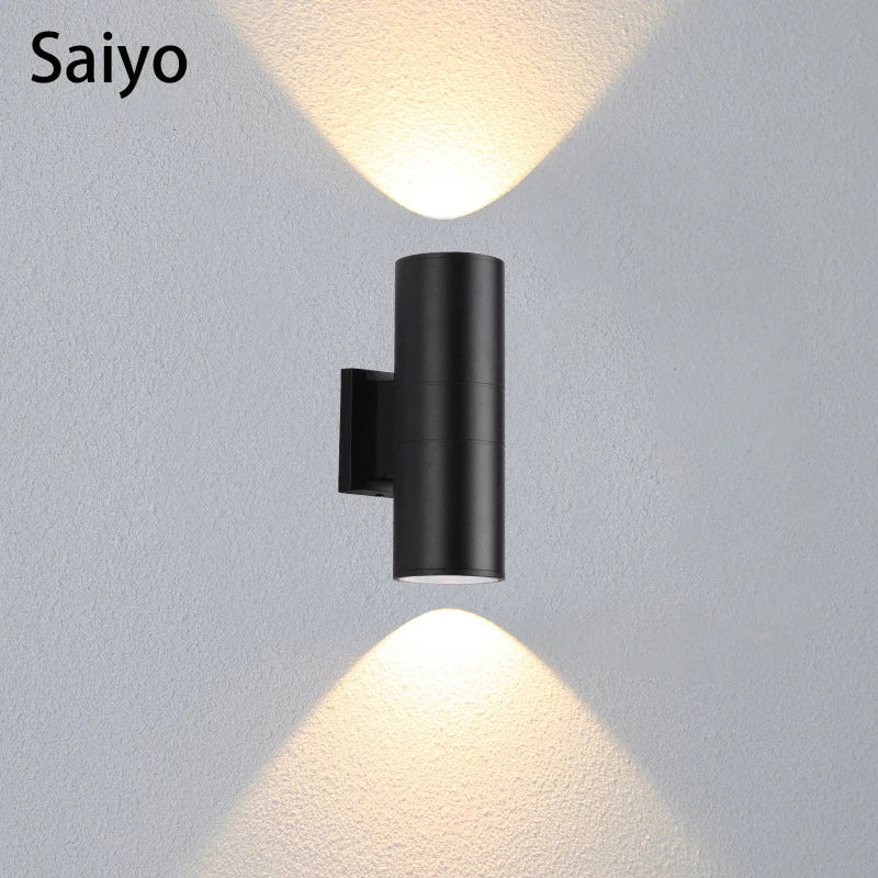 applique murale led étanche aluminium pour jardin - vue 2 sur 9