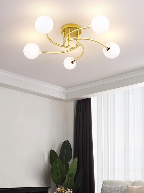 Moderne und schlichte Deckenleuchten im nordischen Stil – Kreatives Design - vue 2 sur 17