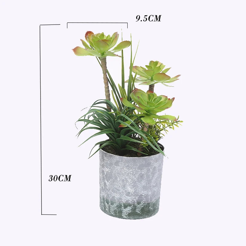 cactus tropical artificiel pour décoration de bureau - vue 11 sur 12