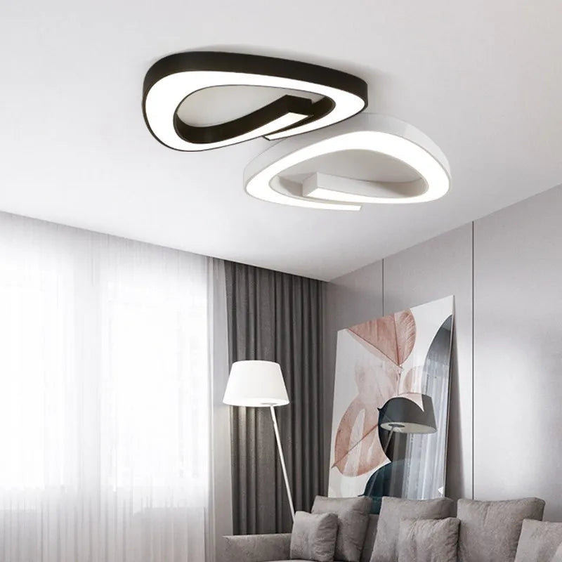 Plafonnier Led Simple en fer acrylique - vue 5 sur 5