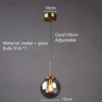 Kreative Glas-Pendelleuchte für minimalistische Inneneinrichtung