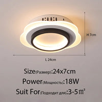 Kreative LED-Deckenleuchte im nordischen Design zur stilvollen Dekoration Ihres Zuhauses