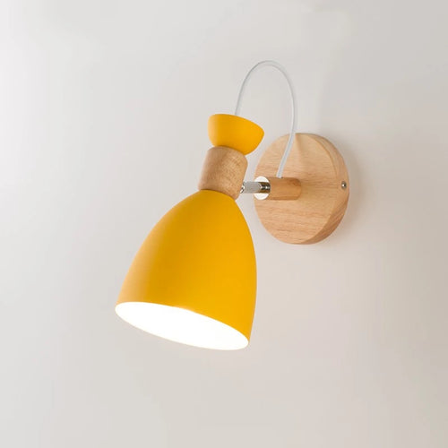 Moderne nordische Wandleuchte minimalistisch Macaron LED - vue 12 sur 11