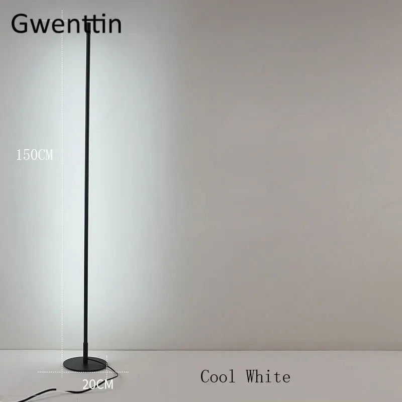 lampadaire led style nordique minimaliste pour intérieur élégant