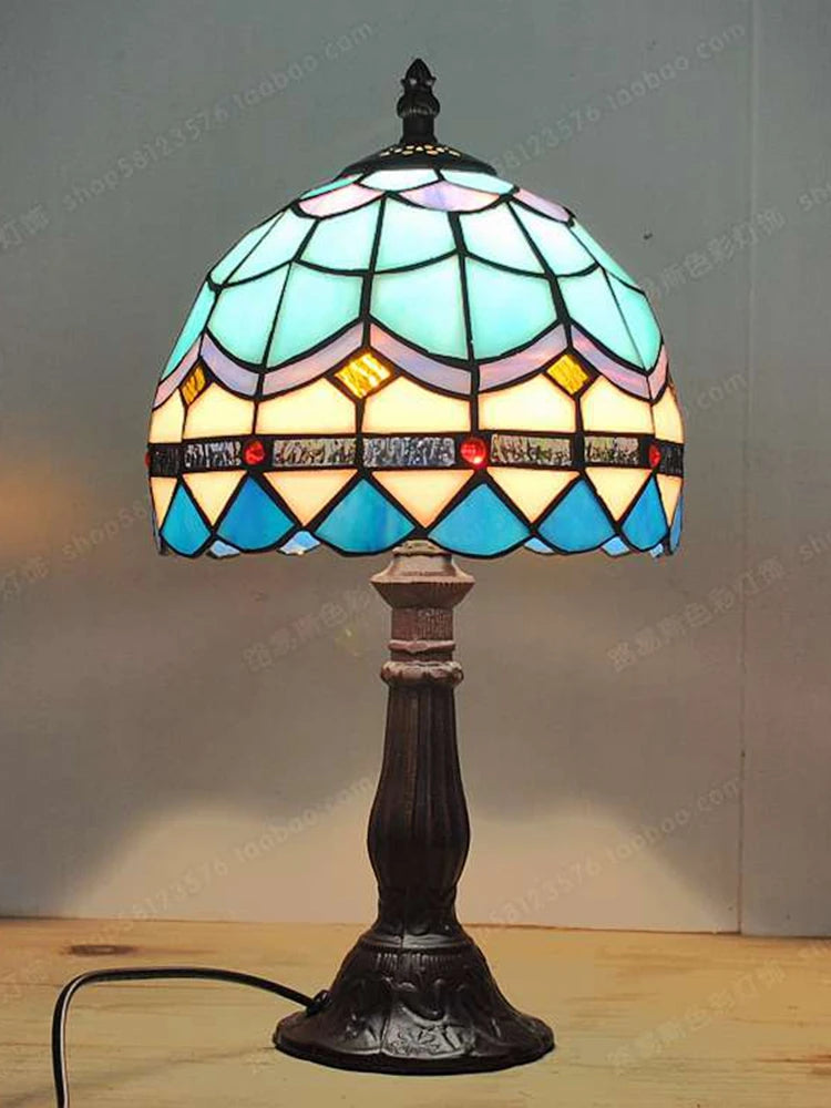 lampe de chevet en verre style européen pour enfants - vue 4 sur 6