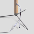 LED-Stehleuchte aus Holz