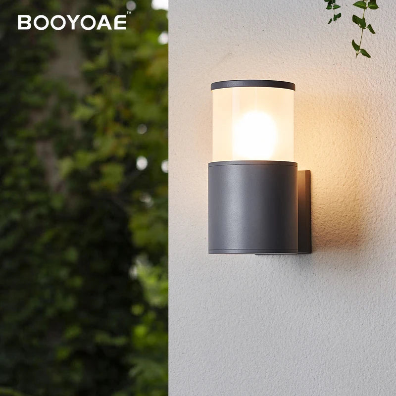 Applique extérieure 110V balcon éclairage mural hôtel paysage lampe terrasses jardins boutique allées porte poteaux étanche applique murale - vue 3 sur 7