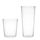 Verres fins design strié pour cocktails whisky eau