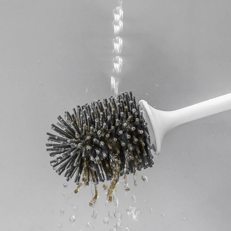 brosse de nettoyage murale à long manche en silicone - vue 6 sur 10
