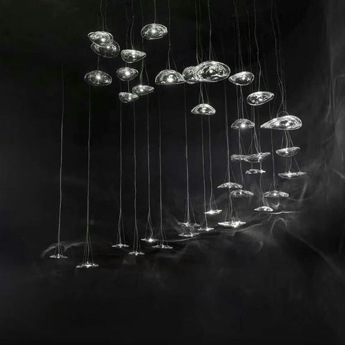 Suspension en verre de styliste