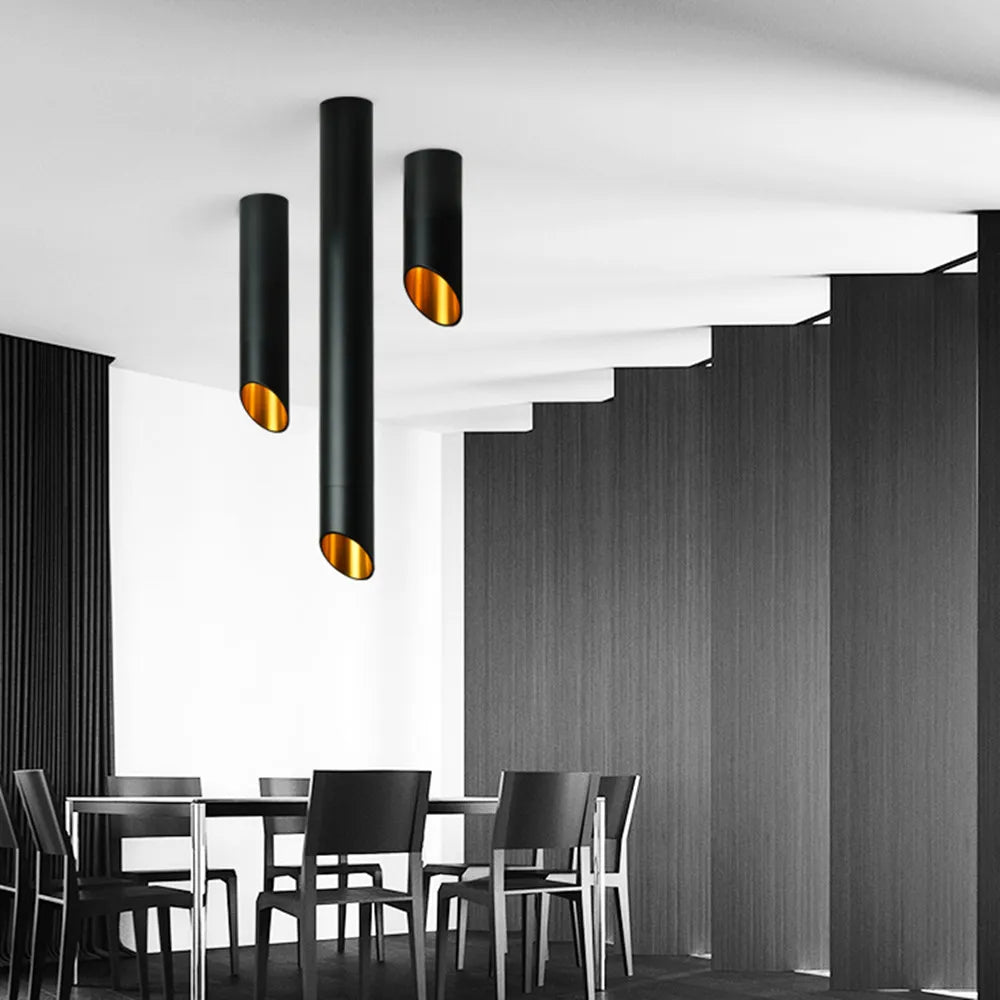 Spot LED Surface Monté Plafond Downlight 7W Cordon Lampes Cuisine Entreprise Table Tuyau Tube Lampe Salle À Manger Bar Comptoir Boutique Spot Lumière - vue 6 sur 6
