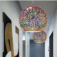 Moderne LED-Pendelleuchte nordisches Design dekorativ Feuerwerk