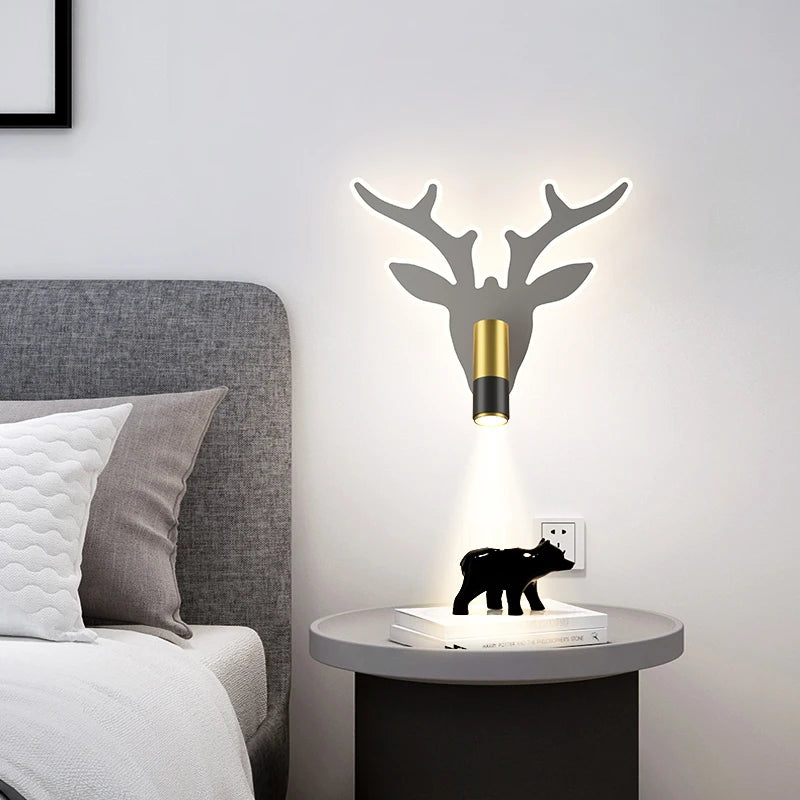 applique murale led moderne en bois pour éclairage intérieur - vue 5 sur 11