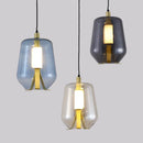 Vintage-Pendelleuchte aus Glas im nordischen Design kreativ