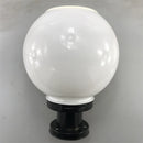 Lampadaire solaire à 24led en acier inoxydable