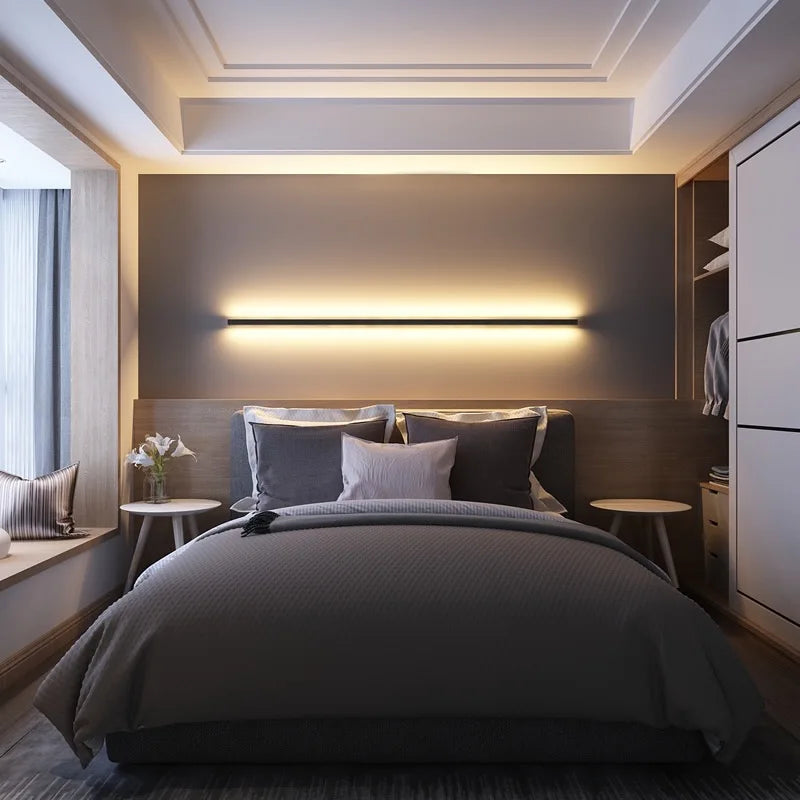 applique murale led moderne en aluminium pour intérieur lumineux et pratique - vue 3 sur 5
