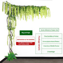 Artificial green plants winding vines, simulated banyan branches, everlasting banyan tree interior decoration, living room, home