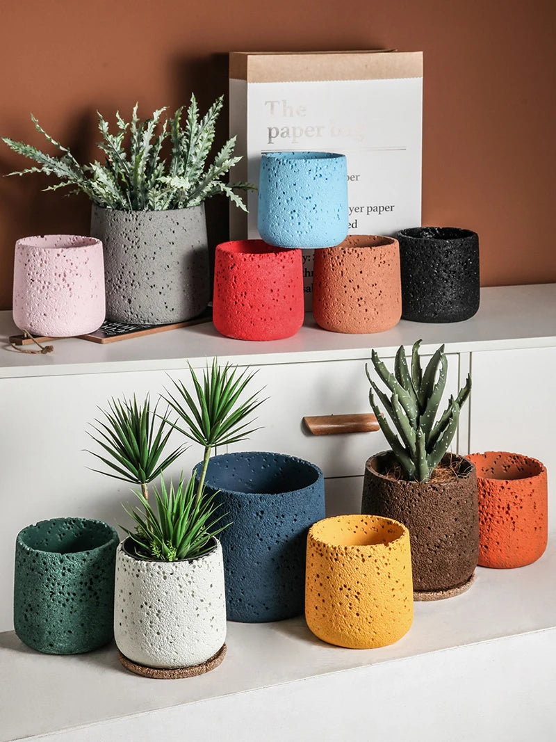 moule en silicone pour pot de fleurs créatif et nordique