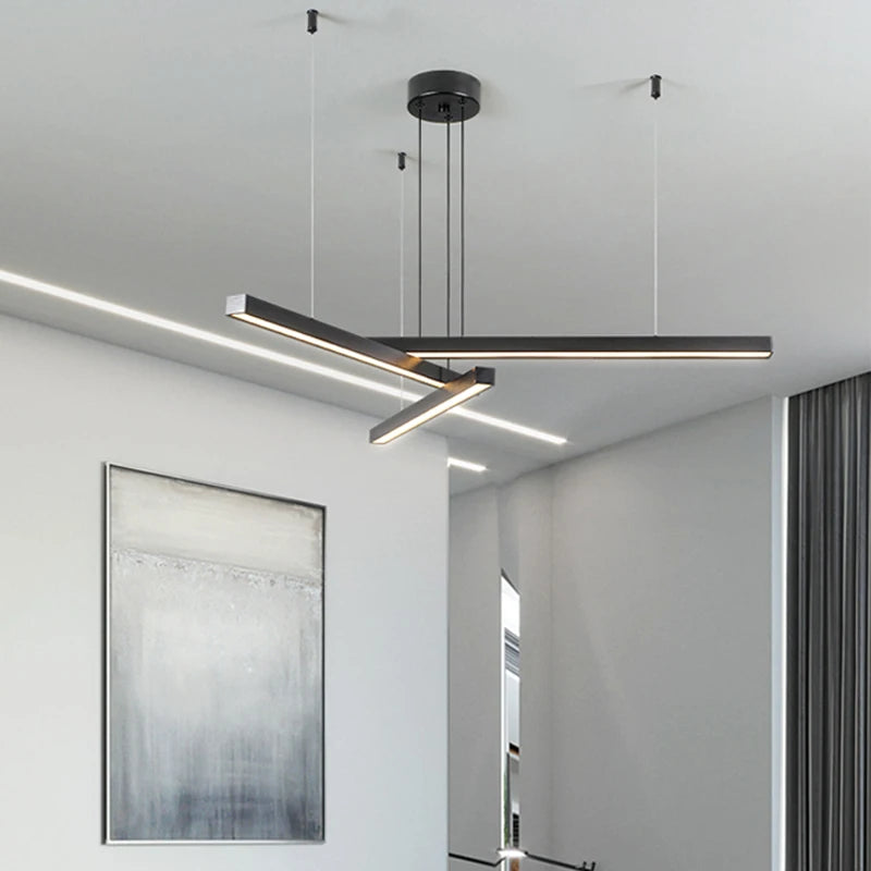 lustre moderne minimaliste pour une ambiance chaleureuse et design - vue 6 sur 17