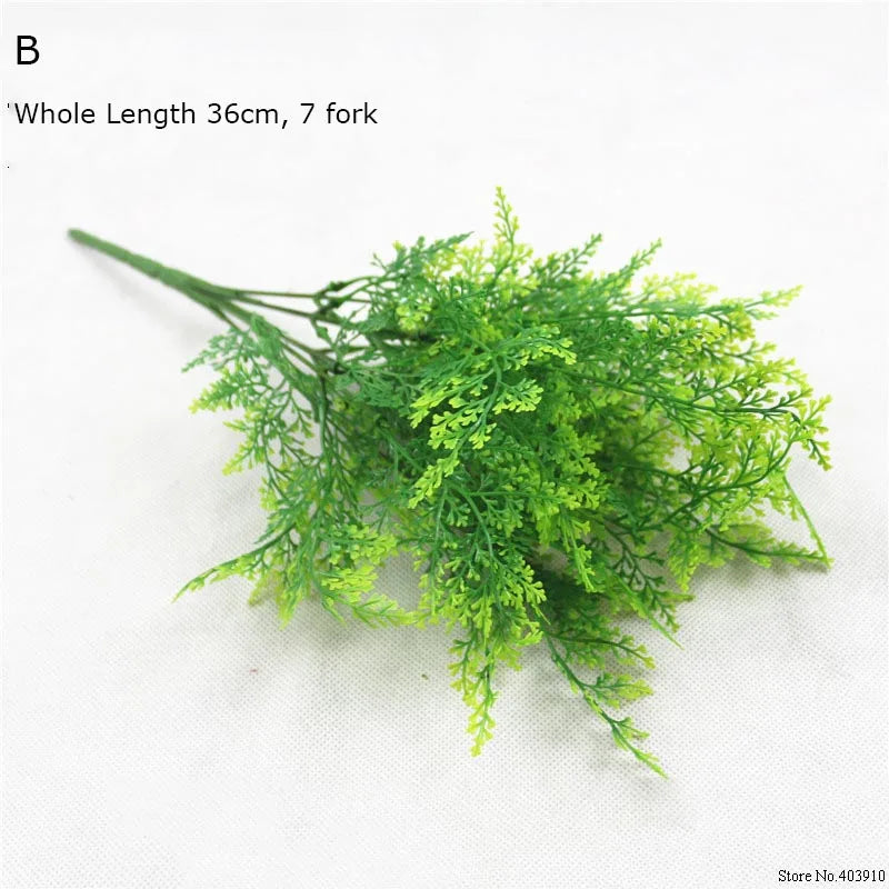 plante artificielle 7 branches pour décoration mariage et Noël - vue 17 sur 21