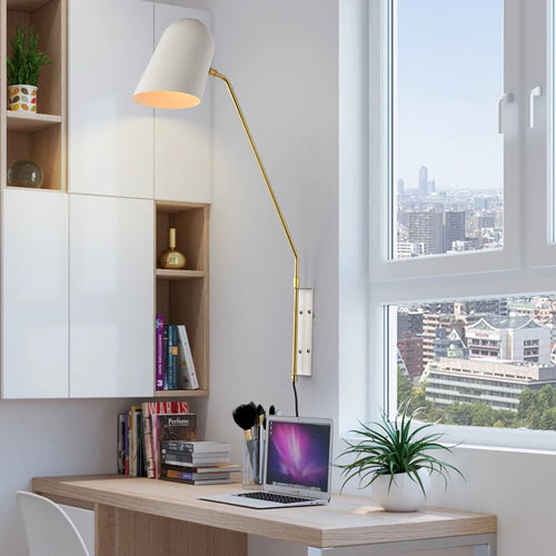 Kreative Wandleuchte im nordischen Industrie-Stil - vue 4 sur 7