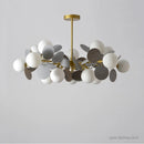 LED-Pendelleuchte im nordischen Design mit dekorativen Blumen aus Acryl