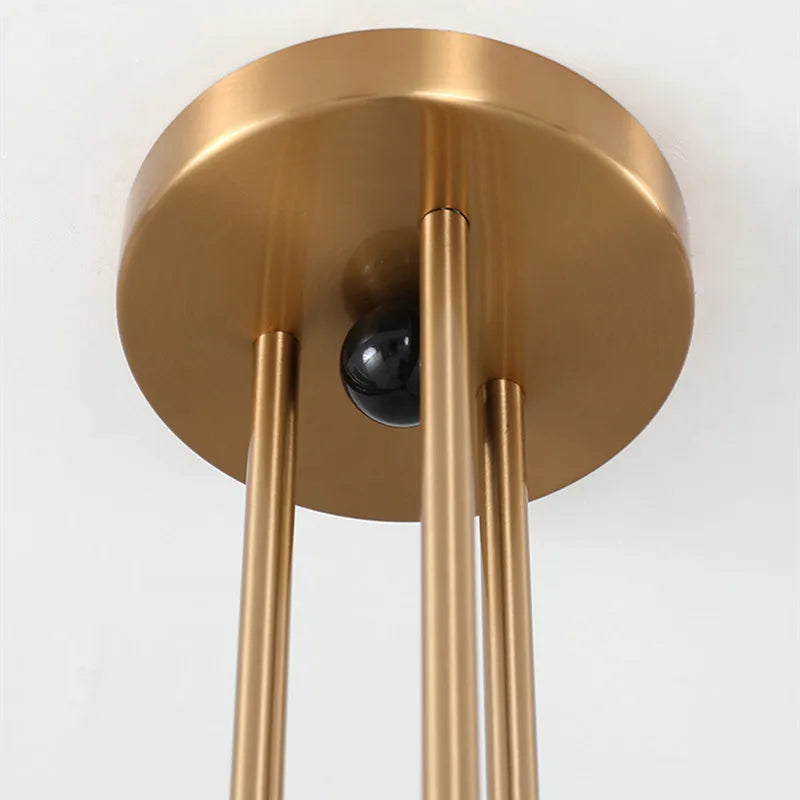 Suspension lanterne à tête unique en verre - vue 8 sur 9