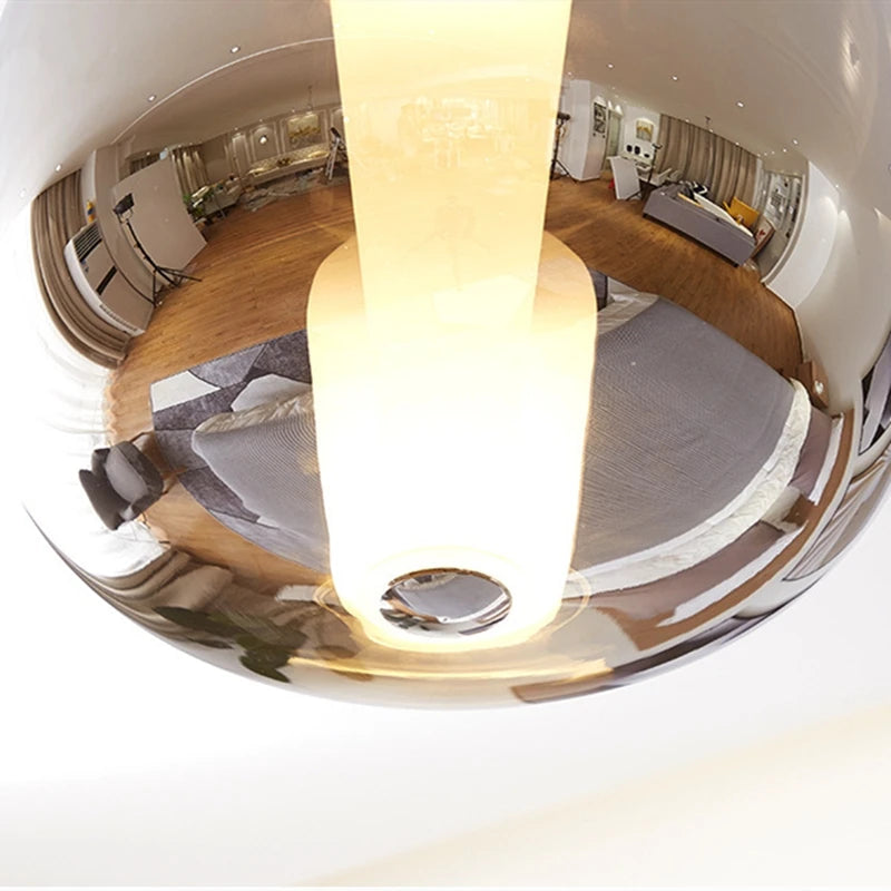 suspension en verre design pour bar restaurant bureau et boutique - vue 7 sur 9