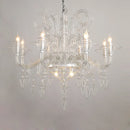 lustre design baroque noir et blanc pour éclairage intérieur