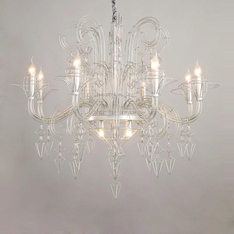 lustre design baroque pour un éclairage élégant et moderne - vue 4 sur 6