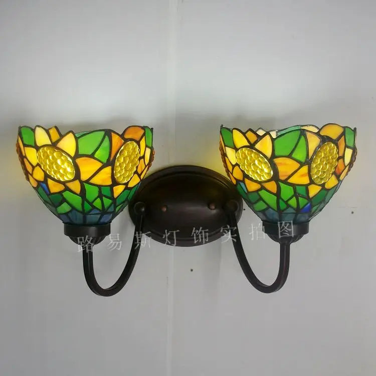 applique murale tiffany rétro pour bar et restaurant - vue 9 sur 9