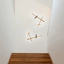 LED-Wandleuchte im Retro-Stil mit indirekter Beleuchtung – lange Art-déco-Lichtleiste