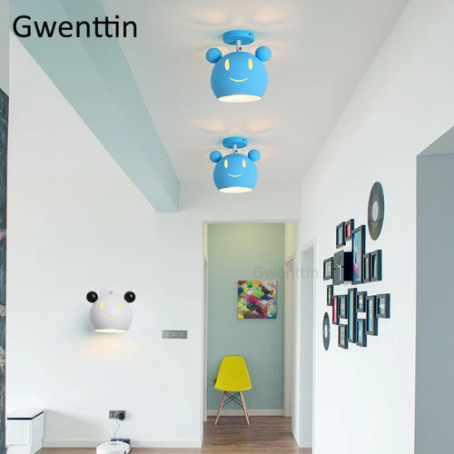 Nordische Pendelleuchte für Kinder modernes dekoratives Design - vue 4 sur 18