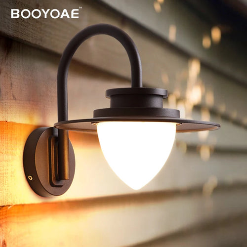 Außenwandleuchte Terrassenlampe 110V wasserdichte Gartenleuchte für Eingang und Veranda - vue 2 sur 7