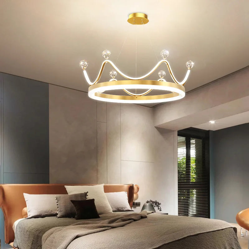 Winfordo – plafonnier LED suspendu au design moderne - vue 5 sur 11