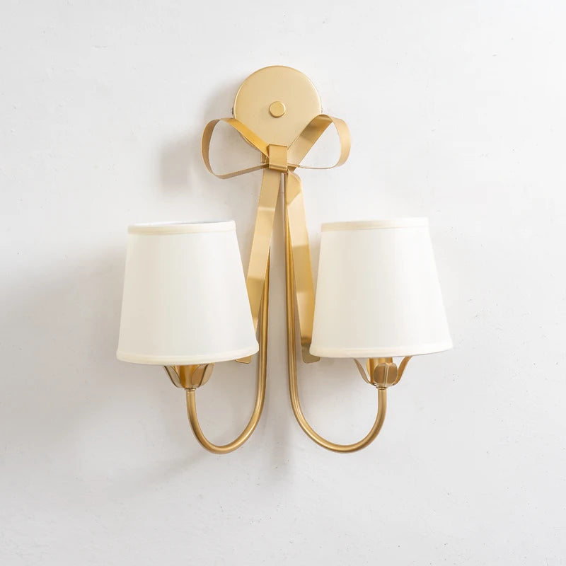 applique murale simple et moderne avec nœud papillon décoratif de luxe - vue 4 sur 10