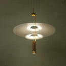 lustre moderne de flamant rose led pour décoration loft