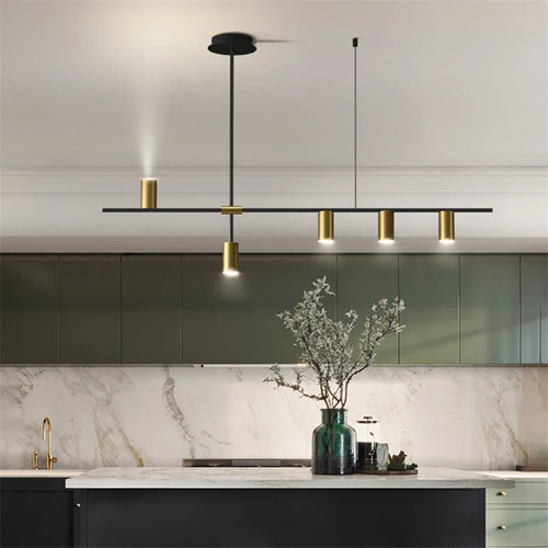 lustre simple led moderne pour café restaurant - vue 2 sur 11