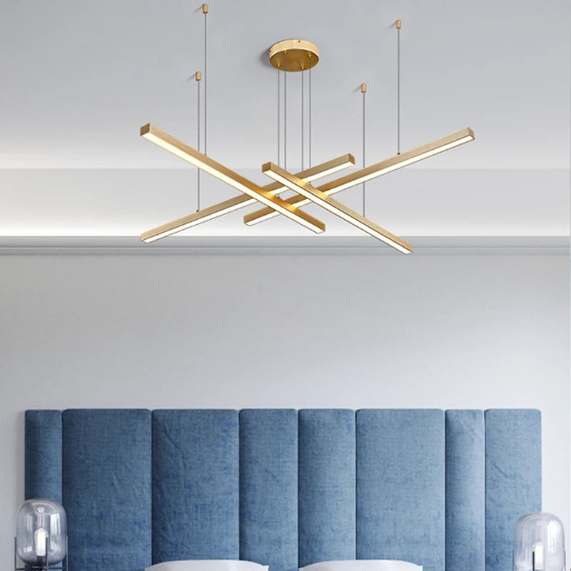 lustre moderne minimaliste pour une ambiance chaleureuse et design - vue 5 sur 17