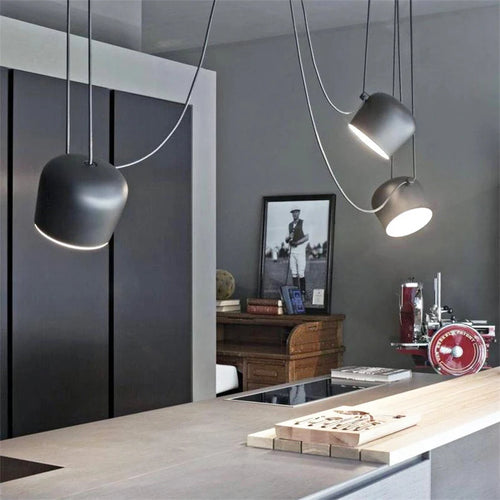 Suspension industrielles modernes d'araignée de conception Variable pour la salle de plongée/Restaurants lampes suspendues de cuisine luminaires E27 lampe à LED