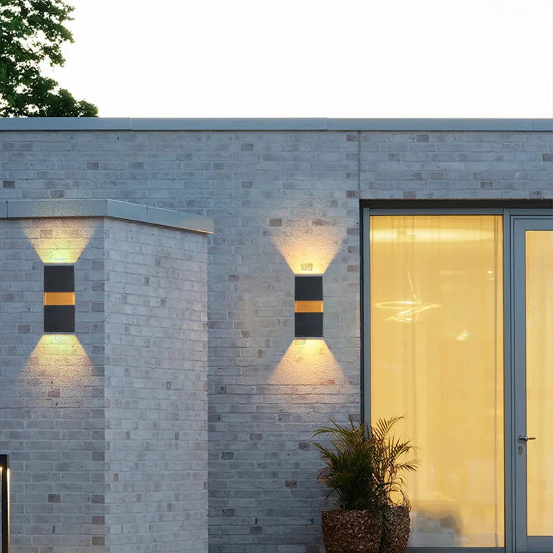 Éclairage extérieur LED Escalier Entrée Applique Murale Lampe Jardin Avant Stoep Terrasse Étanche IP54 Porte Phare Éclairage Mural
