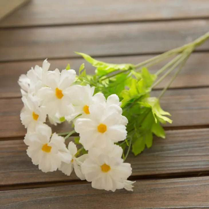 bouquet de fleurs artificielles marguerite pour décoration automnale - vue 10 sur 11